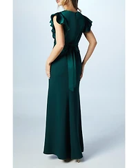Coast Women's V Angel Short Sleeve Maxi Dress