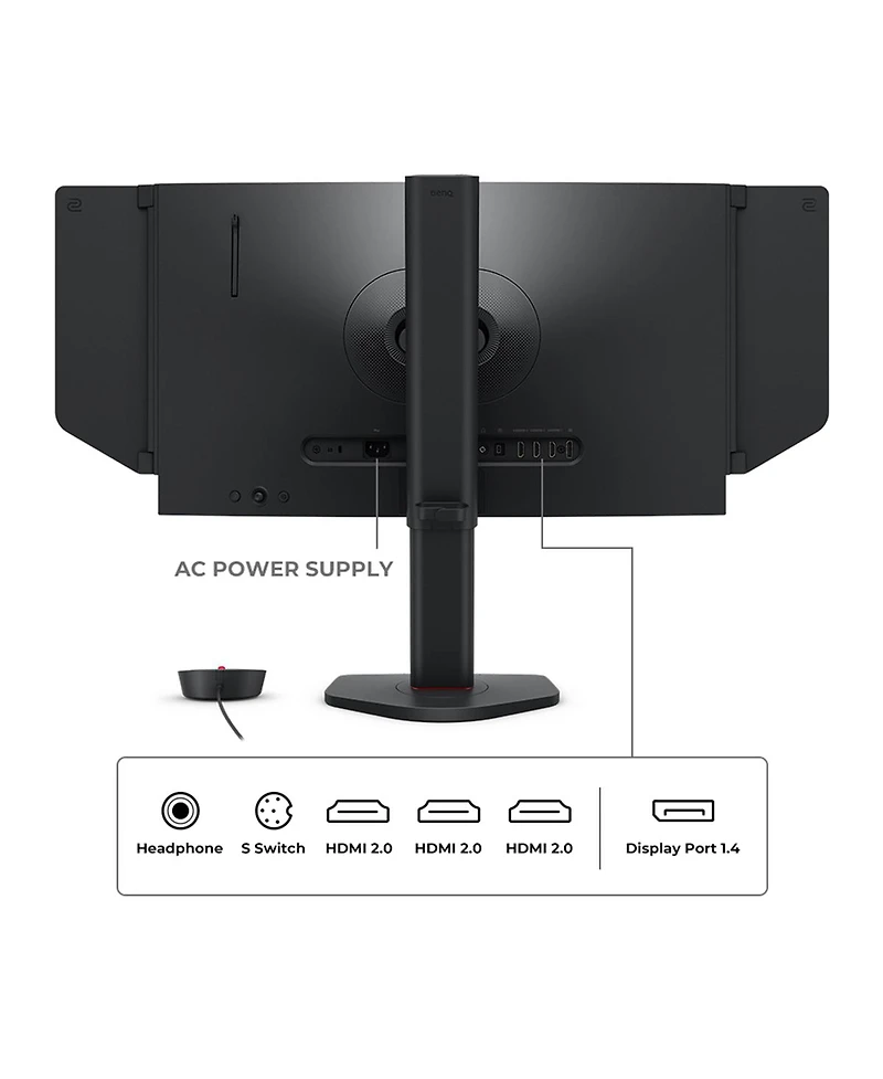 BenQ Zowie XL2566X+ 24.1" Full Hd 16:9 400Hz DyAc 2 Tn Lcd eSports Gaming Monitor, Dark Gray