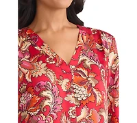 Jones New York Women's V-Neck Tunic Top