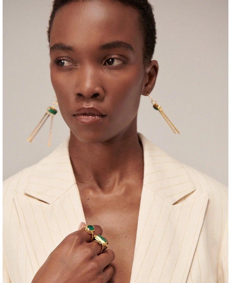 Ottoman Hands Yasmin Drop Earrings