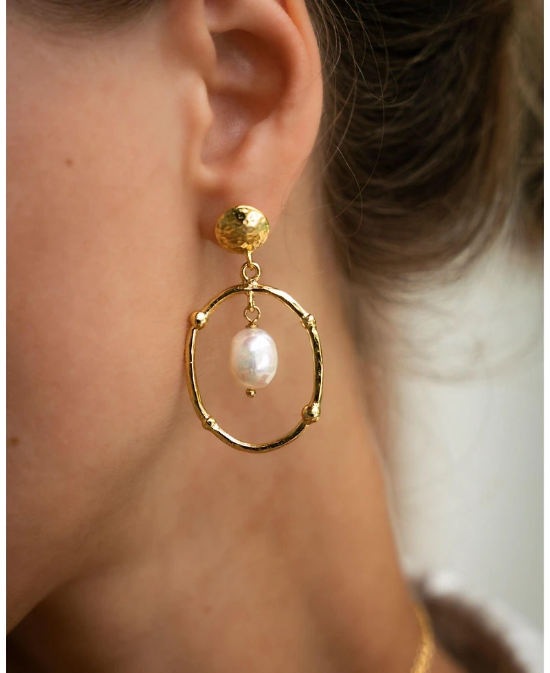 Ottoman Hands Sloane Drop Stud Earrings