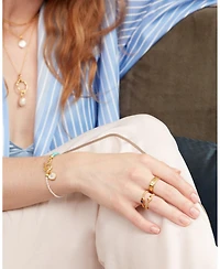 Ottoman Hands Dela Textured Band Ring