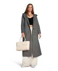 Belle & Bloom Walk My Way Wool Blend Oversized Maxi Coat