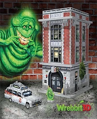 Wrebbit Ghostbusters Firehouse Headquarters 3D Puzzle, 500 Pieces