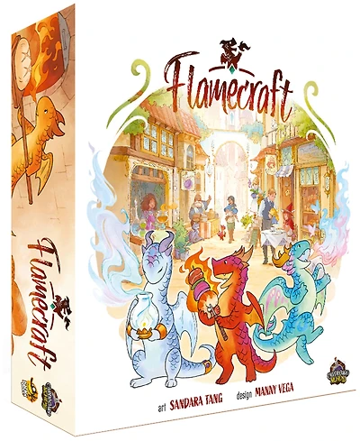 Lucky Duck Games Flamecraft Dragon Placement Game