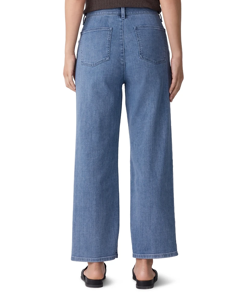 Eileen Fisher Women's Straight Ankle Jeans