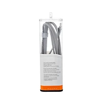 Ventev Alloy Usb A to Apple Lighting High Speed Ultradurable 10 Foot Cable-Silver