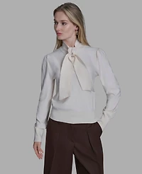 Bcbg Women's Collared Pull-on Sweater