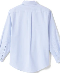 Lands' End Big Boys Long Sleeve Stripe Oxford Dress Shirt