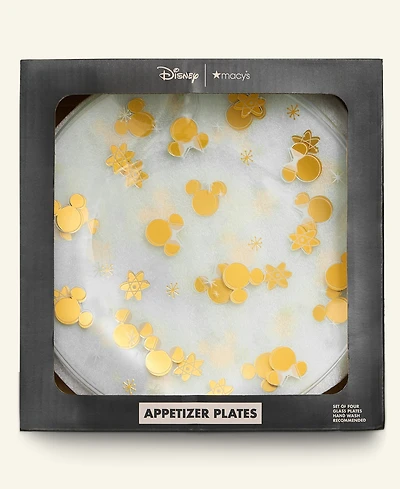 Disney | Macy's Mickey Mouse Icon Appetizer Plates, Set of 4, Macy's Exclusive