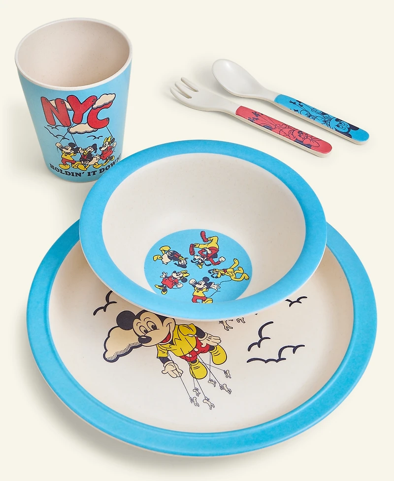 Disney | Macy's Mickey & Friends Kids 5-Pc. Tabletop Dinner Set, Macy's Exclusive