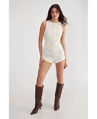 Nasty Gal Women's Essentials Sleeveless Tailored Jumpsuit