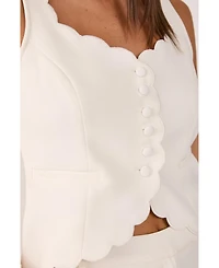 Nasty Gal Women's Button Front Tailored Waistcoat
