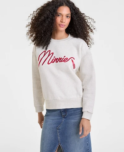 Disney | Macy's Women's Minnie Mouse Sweatshirt Embellished with Crystals by Swarovski, Exclusive