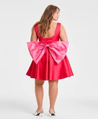 Disney | Macy's Plus Bow Fit & Flare Mini Dress, Exclusive