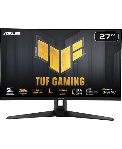 Asus Tuf Gaming VG27AQM1A 27" 16:9 Qhd Fast Ips Led Gaming Monitor