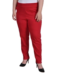 Ny Collection Plus Slim Pull On Pants