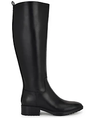 Nine West Women's Barile Wide Calf Tall Block Heel Boots