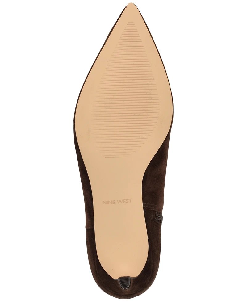 Nine West Women's Brite Kitten Heel Dress Booties