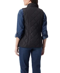 Gloria Vanderbilt Women's Quilted Vest Sleeveless Jacket