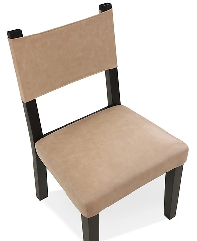 Macai 35.25" Wood Upholstered Side Chair