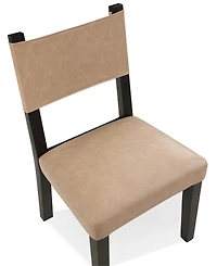Macai 35.25" Wood Upholstered Side Chair