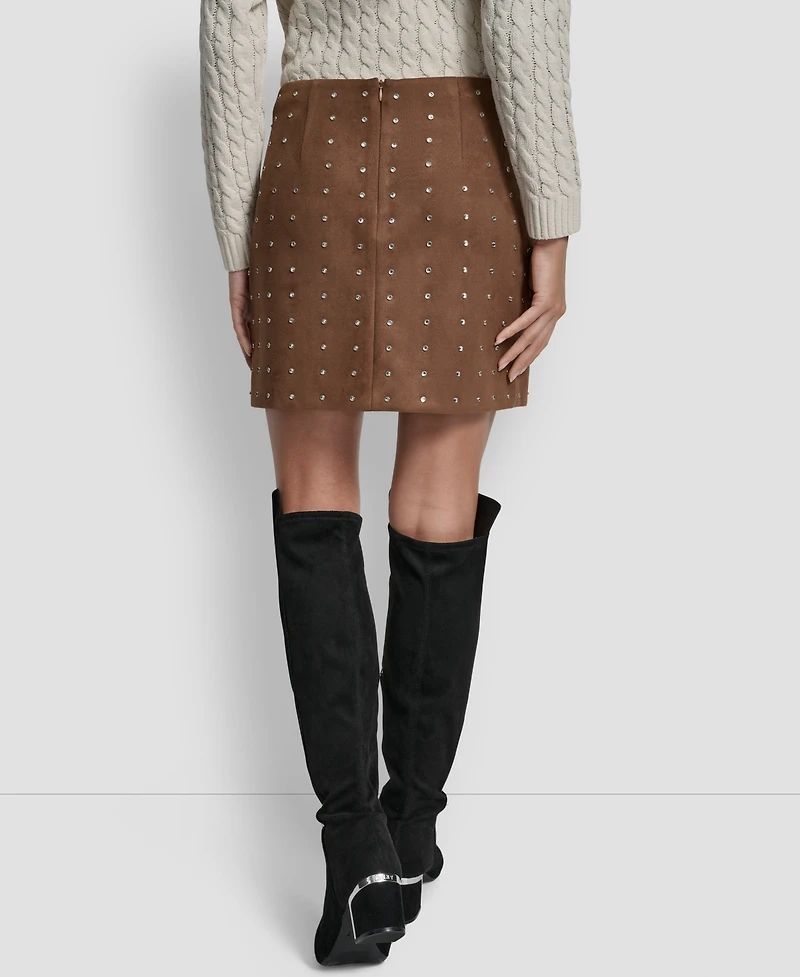 Dkny Jeans Women's Embellished Mini Skirt