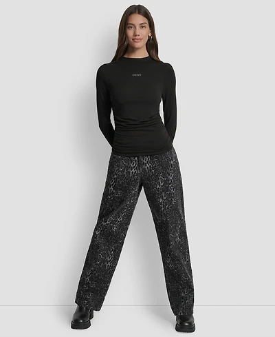 Dkny Jeans Women's Embellished Pull-On Top