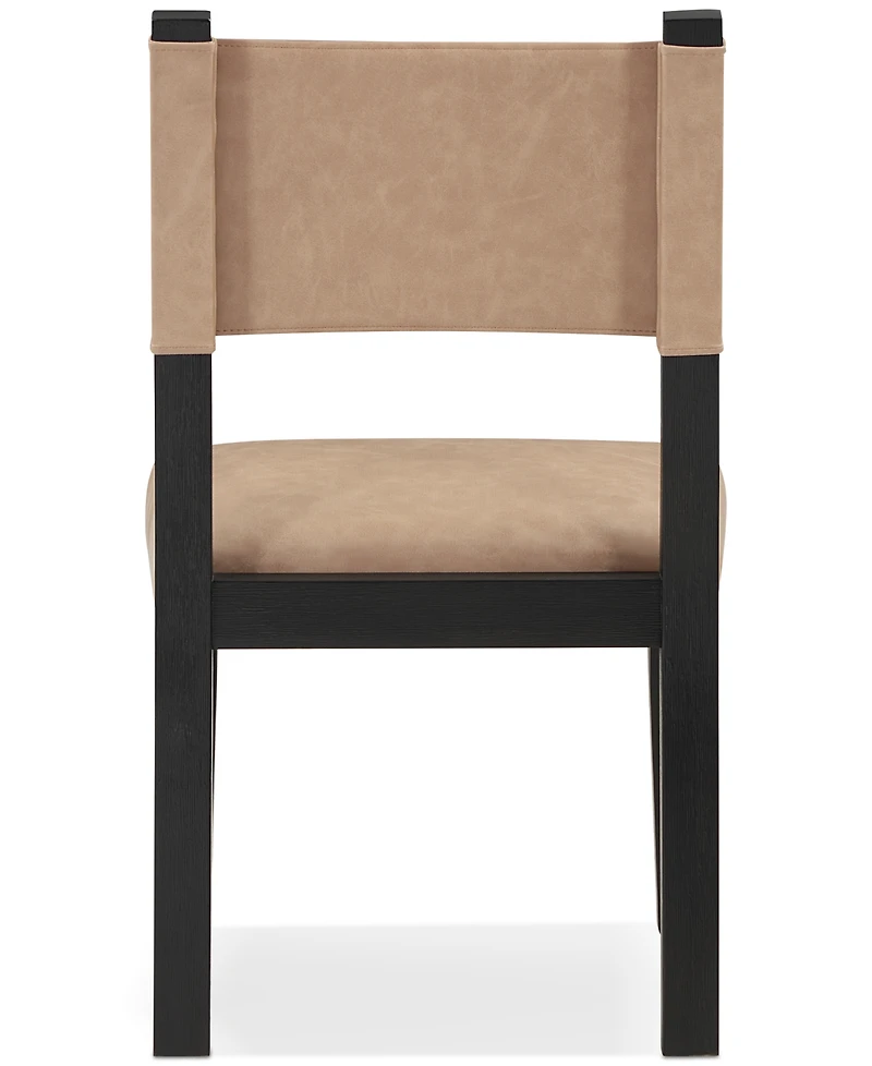 Macai 35.25" Wood Upholstered Side Chair