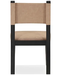 Macai 35.25" Wood Upholstered Side Chair