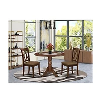 East West Furniture Dining Room Set Mahogany