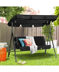 Aecojoy 3-Seat Outdoor Patio Swing Chair