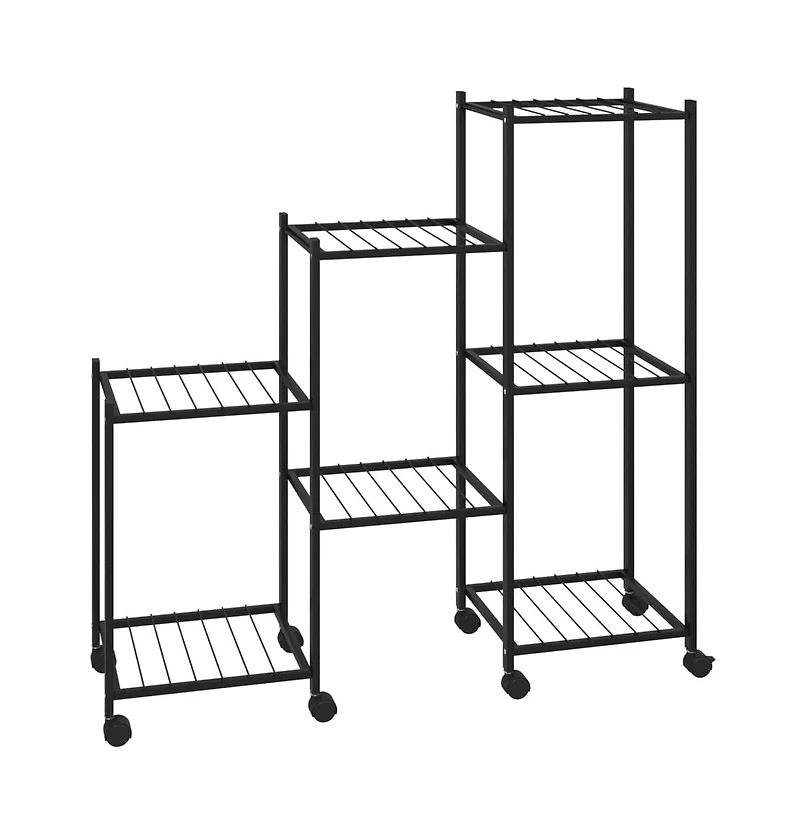 Flower Stand Black Powder-coated iron Medium Adjustable Armrests