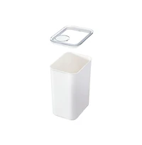 iDesign Large Airtight Canister with Removable Pour Cap - White