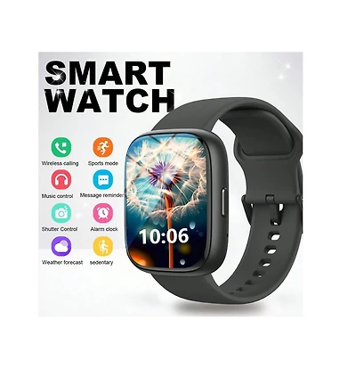 Ruxing Smart Smartwatch, Alexa Voice Assistant, Wireless Calling/Dialing, Call Reminder And Rejection, Multi-Sport Mode, Sms Reminder, 1.83-Inch Hd Sc