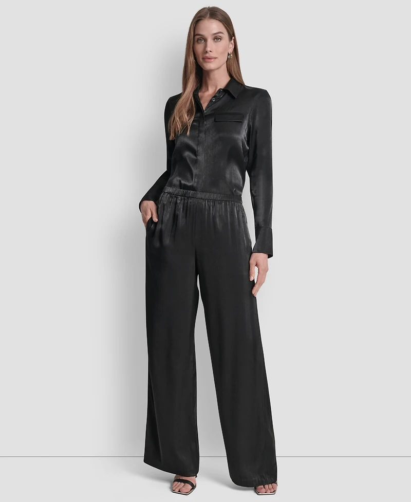 Dkny Women's Wide Leg Pants