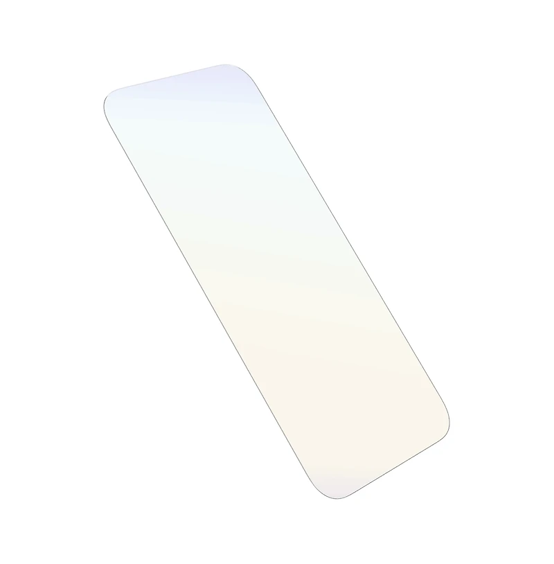 OtterBox Premium Pro Glass Antimicrobial Blue Light Screen Protector for Apple iPhone 16 / iPhone 15-Clear