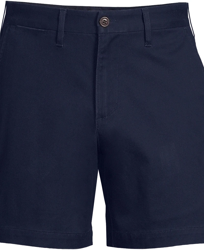 Lands' End Men's 6" Traditional Fit Stretch Knockabout Chino Shorts