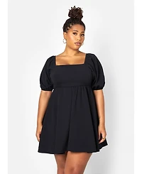 Rebdolls Plus Balloon Mini Dress