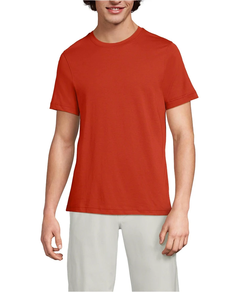 Lands' End Men's Short Sleeve Cotton Supima Tee