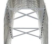 Garden Raised Bed Silver Powder-coated steel Large Durable