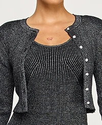 Rosie Harlow Juniors' 2-Piece Jacket and Midi Sweater Dress
