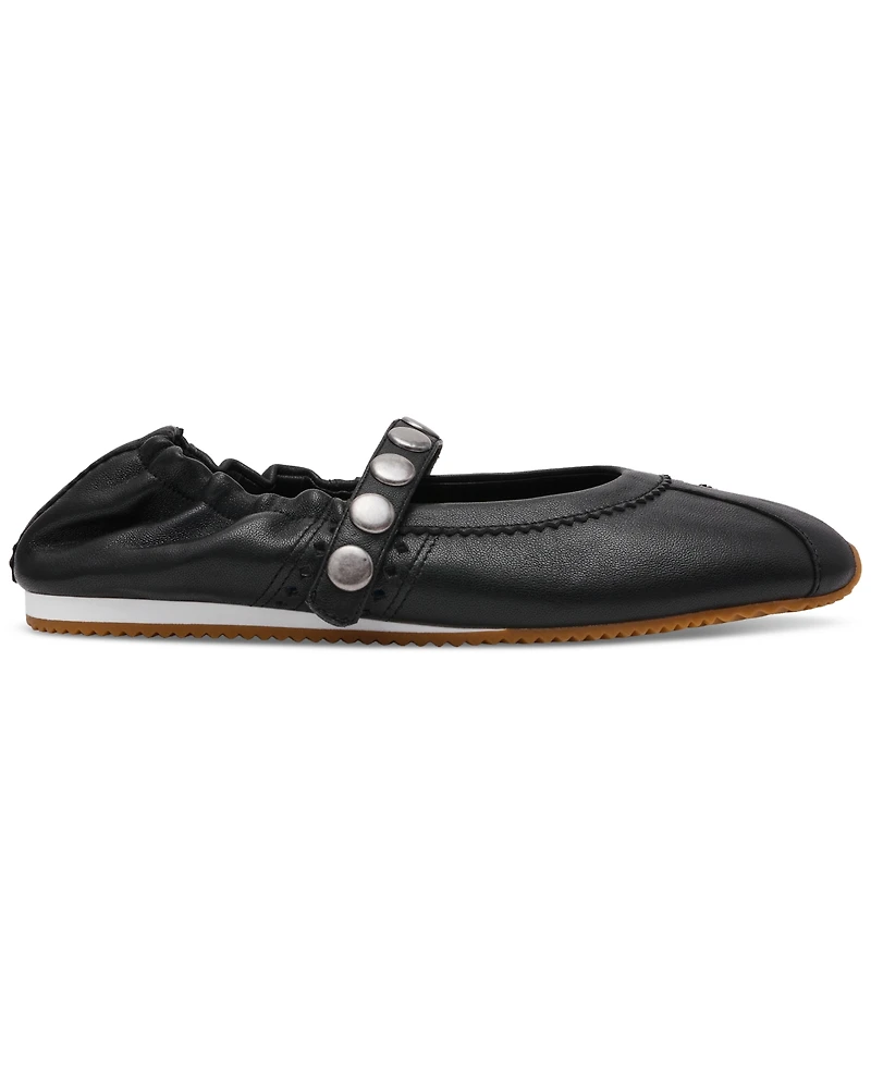 Steve Madden Anaya-St Studded Mary-Jane Ballet Flats