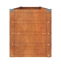 Garden Raised Bed Rusty 63"x15.7"x17.7" Corten Steel