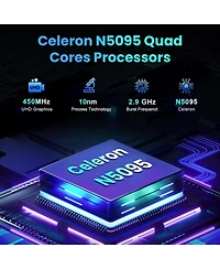 17.6 inch Student-Laptop Computer, 2025 16GB Ram 384GB Ssd Expandable 512GB Windows 11 Laptop, Quad-Cores Processor, 1080P Fhd Display, 1 Year Office
