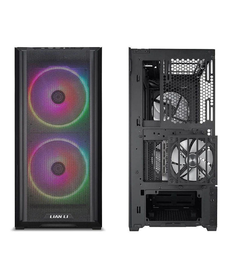 Lian-Li Case Lancool 216RX Middle Tower 4.0mm Tg Pwm Fans Black