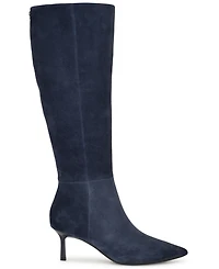 Nine West Women's Kimdee 9X9 Wide Calf Tall Stiletto Dress Boots