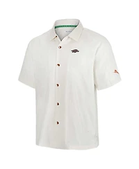 Tommy Bahama Men's White Arkansas Razorbacks Coconut Matchup Camp Button-Up Shirt