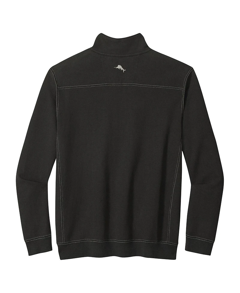 Tommy Bahama Men's Black Philadelphia Eagles Sport Tobago Half-Zip Pullover Sweatshirt