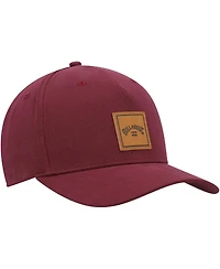 Billabong Men's Red Stacked Iii Snapback Hat